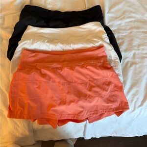 Lululemon pace rival skirts set of 3